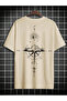 Unisex Men/Women Compass Custom Printed Oversize Cotton T-Shirt - 3