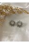 Zircon Stone Detailed VIP Steel Earrings