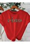 Women's Ciao Printed Crew Neck T-Shirt Oversize Loose