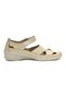 Sandale piele dama 02-18, Bej - 5