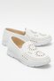 Women's Laser Patterned Casual Women's Sports Shoes White - 2