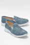 Women's Laser Patterned Casual Women's Sports Shoes Blue - 2