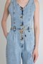 Buzkar Buttoned Jumpsuit with Front Tie Detail 1958 - 4