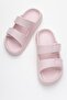 Women's Velcro Slippers Powder - 5
