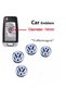 Volkswagen Polo Golf Passat Tiguan Arteon Touareg Caddy Jetta Beetle Remote Control Logo Diameter 14 mm 4 Pcs