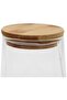 750 ml Rectangular Glass Jar with Wooden Lid - 6