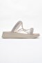Women's Stone Flat Slippers Beige Beige - 2