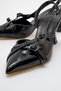 Women's High Heel Shoes Black Patent Leather - 3