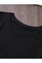 Be Smile Printed Cotton Jersey Black T-Shirt - 3