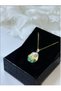 Elegant Chain for Women with Nature Theme, Enamel, Pearl and Leaf Detail, Non-Tarnish, Steel Art Necklace - 2