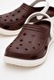 Women's Sabo Slippers Claret Red White - 3