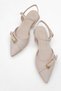 Women's Buckle Heeled Sandals Ten Skin - 4