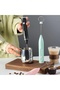 Electric Milk Foamer Rechargeable Handheld Cake Baking Blender Coffee Mixer Egg Beaters Milk Frother - 5