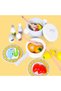 Kids Wooden Kitchen Toy – Pretend Cooking Japanese Playset With Food & Accessories - 6