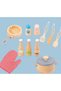 Wooden Kitchen Playset Cooking Toy – Vintage Pretend with Accessories for Kids - 3