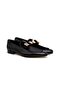 Black Color Laceless Genuine Leather Suede Men's Shoes