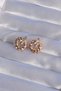 Xuping Rose Color Oval Zircon Stone Twist Model Earrings - Tj-Bkp9361 - 2