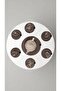 Nihale Coasters Set of 6 Gray Color