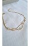 White Enamel Anklet with Stainless Steel Eye Detail