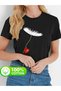 Mosquito Printed Circle Neck Cotton Short Sleeve Women's and Children's Tshirt