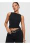 Crew Neck Basic Singlet - 4