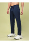 Solid Elasticated Trackpants with Pockets - 2