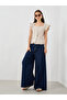 Solid Square Neck Ruffled Sleeve Buttoned Top - 2