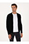 Black Regular Fit Zippered Knitwear Cardigan 50299420-Vr046 - 3