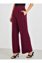 Solid Mid Rise Flare Fit Pants - 2