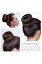 Doughnut Hair Curler Various Size Black Elastic Hair Donut Decoration Girls Women Thick Hair Donut B - 6