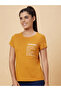 Slogan Print Round Neck Cotton T-Shirt - 4