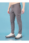 Solid Cargo Pants with Drawstring - 2