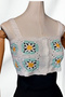 - Star 7202 4612 Hand Knitted Summer White Women's Bustier / Crop Blouse - 36/38/40 - Turquoise - 3