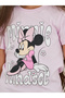 Girls Minnie Mouse Print Short Sleeve Oversized T-Shirt - 3