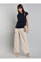 Striped Short Sleeve Top with Ruched Detail