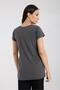 Işşil O7158-Side Button Breastfeeding Detail Maternity T-Shirt - 7