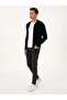Black Regular Fit Zippered Knitwear Cardigan 50299420-Vr046 - 4