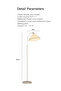 Household Luxury Floor Lamp 9W Three Color Dimming - 6