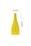10.5 CM Bright Yellow Ceramic Creative Modern Simple Flower Arrangement Vase Ornaments - 3
