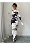 Floral Print One Shoulder Bodycon Maxi Dress - 3