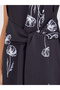 Floral Print Sleeveless A-Line Maxi Dress - 4
