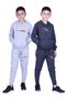 Boy's Printed Kangaroo Pocket Hooded 2-Piece Track Suit Set