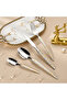 24-Piece Stainless Steel Cutlery Set Gold - 3