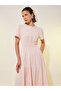Solid Smocked Waist Puff Sleeves Tiered Maxi Dress - 3