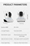 360° Rotating Wireless WIFI Camera, Infrared Night Vision Function - 2
