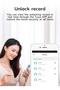 Smart Fingerprint Electronic Door Lock, Fingerprint/Card/Key/Password/Bluetooth - 6