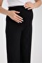 Işşil 4564-Flexible Abdominal Pregnant Clothing Loose Leg Fabric Pants - 5