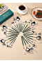 SUNHOME 30-Piece Stainless Steel Cutlery Set Green/Silver - 5