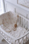 100% Cotton 5-Piece Newborn Set - Ribbon / Beige - 3