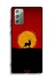 Samsung Galaxy Note 20 Protective Case Cover Deer And Moon Artwork - 2